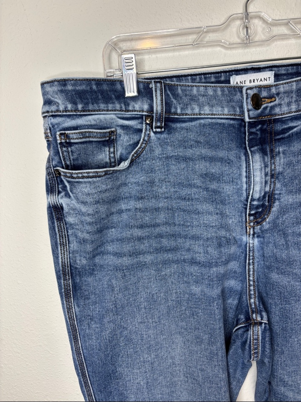 Lane Bryant size 20 Blue Skinny Mid-Rise Jeans. Signature fit - Picture 2 of 8